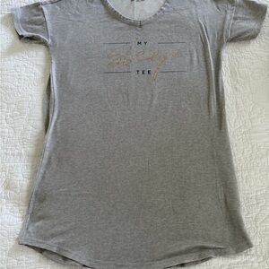 Danskin Gray and Gold Nightgown